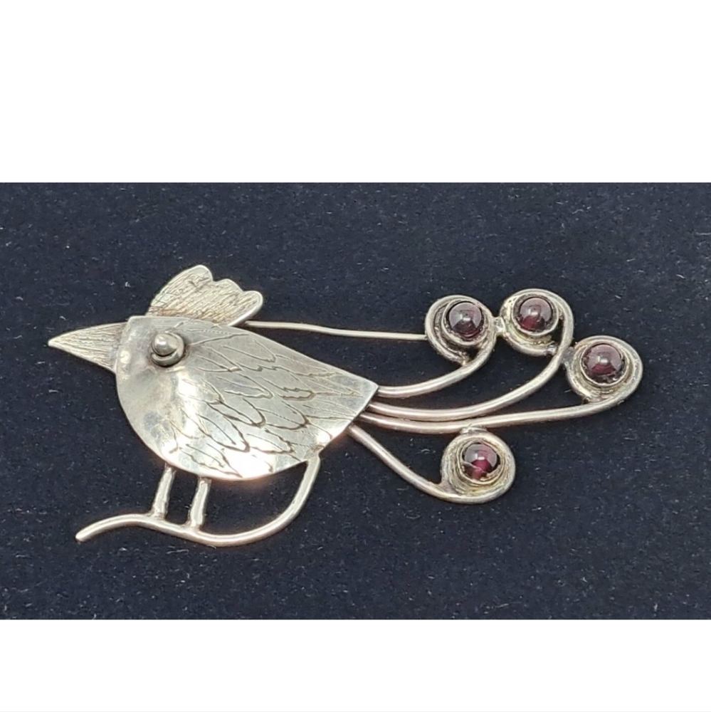 Vintage Sterling Silver Aurum Road Runner Pin